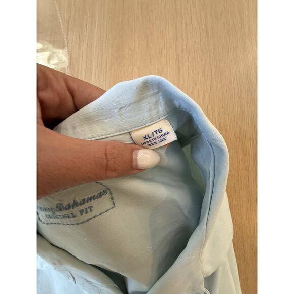 Tommy Bahama Hawaiian 100% Silk Shirt Original Fit Size XL 2234 - Picture 7 of 8